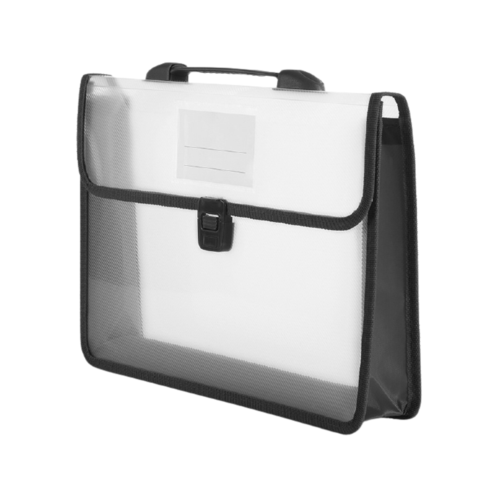 A4 Office PP File Folder Dustproof Thickened Waterproof With Handle Large Capacity Storage Bag Buckle Closure Stationery School